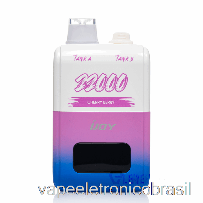 Vape Eletrônico Ijoy Sd22000 Descartável Cereja Berry